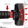 Meteor Essential Pull Up Bar - Chin Up Bar, Push Up Bar, Abdominal Training Door Bar, Adjustable Length, 200kg Capacity