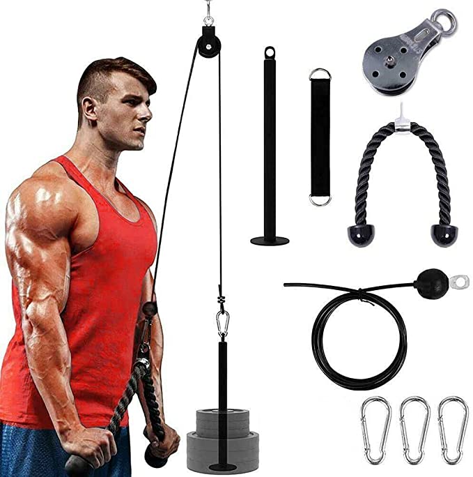 Pulley system best sale for garage gym