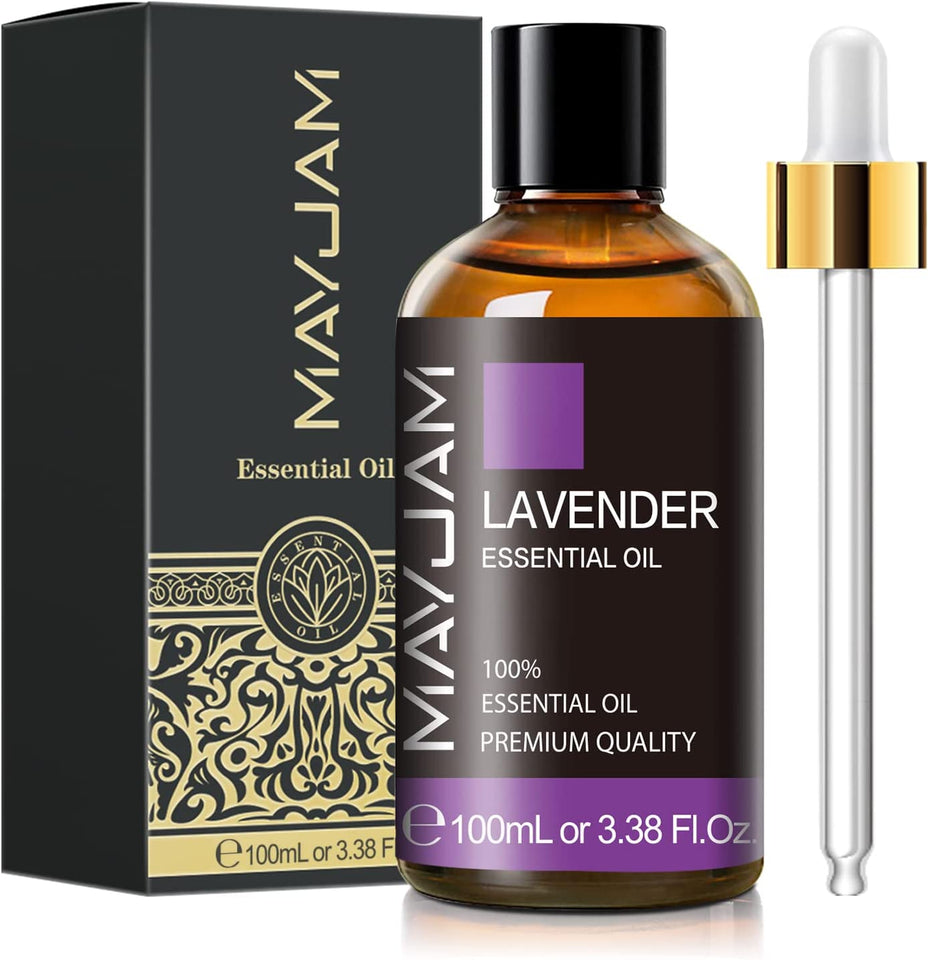 Lavender Essential Oils 100Ml, 100% Pure Natural Essential Oils, Therapeutic-Grade Aromatherapy Essential Oil, Fragrance Oils for Diffuser, Humidifier, Relax, Sleep, Perfect Gifts