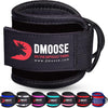 Dmoose Ankle Straps for Cable Machines for Kickbacks, Glute Workouts, Leg Extensions, Curls, and Hip Abductors for Men and Women, Adjustable Ankle Strap with Double D-Rings and Neoprene Support