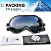 Ski Goggles for Men Women Snowboard Goggles with UV400 Protection Dual Lens, Helmet Compatible