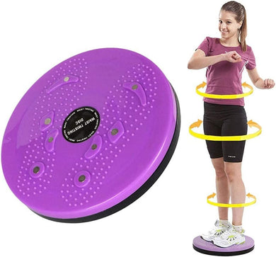 Twisting Waist Disc,Balance Board with Non-Slip Self Fitness Trainer, Aerobic Exercise Disc Exerciser Rotating Board,Exercise Equipment for Home Female