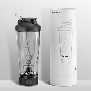 Premium Electric Protein Shaker Bottle, Made with Tritan - BPA Free - 600Ml Vortex Portable Mixer Cup/Usb Rechargeable Shaker Cups for Protein Shakes (Black)