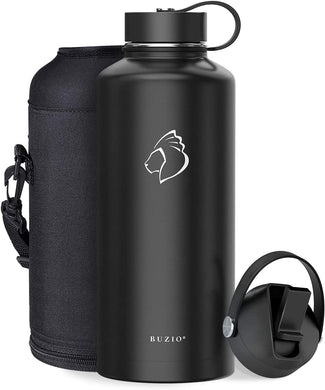 Stainless Steel Water Bottle, BPA Free & Vacuum Insulated with Straw Lid and Flex Cap(Cold for 48 Hrs, Hot for 24 Hrs), Send from Australia,940Ml/1180Ml/1800Ml Vacuum Insulated Water Bottle